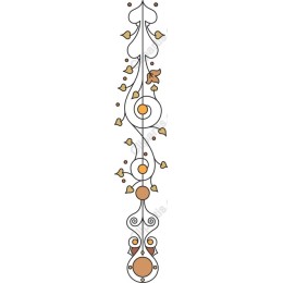 Elegant Vertical Floral