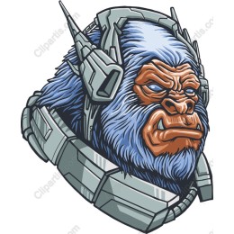 Futuristic Ape Warrior