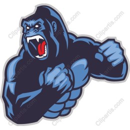 Fierce Roaring Gorilla