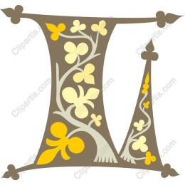 Floral Letter L