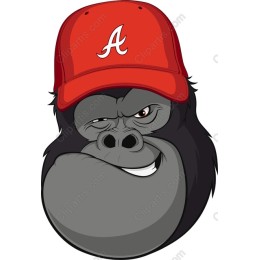 Cheeky Gorilla with Red Cap