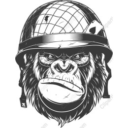 Fierce Gorilla Soldier