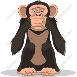 Speak No Evil Chimpanzee