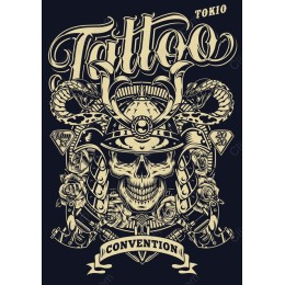 Intricate Tattoo Convention Skull