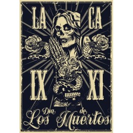 Dia de Los Muertos Skull