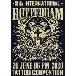 Fierce Lion Tattoo for Rotterdam Tattoo Convention