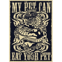 My Pet Can Eat Your Pet - Snake and Roses