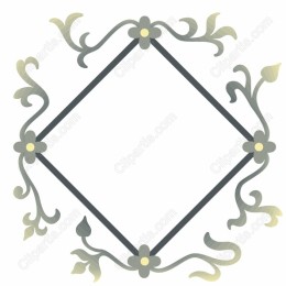 Floral Decorative Frame