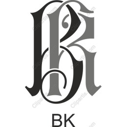 Elegant BK Monogram Logo