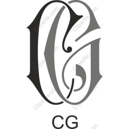 Elegant CG Monogram