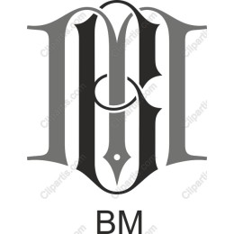 Elegant BM Monogram Logo