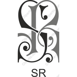 Elegant SR Monogram