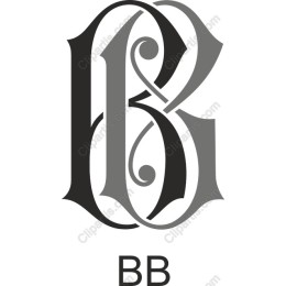 Elegant BB Monogram