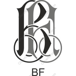 Elegant B & F Monogram
