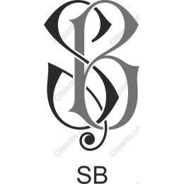 Elegant Stylized Monogram - SB