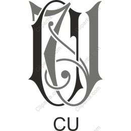 Elegant CU Monogram