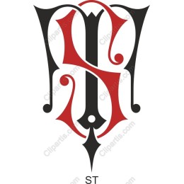 Vintage-Inspired ST Monogram