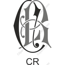 Elegant CR Monogram