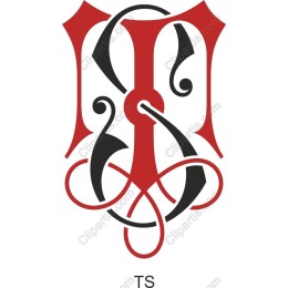 Elegant TS Monogram
