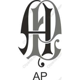 Elegant AP Monogram