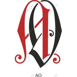 Elegant AO Monogram