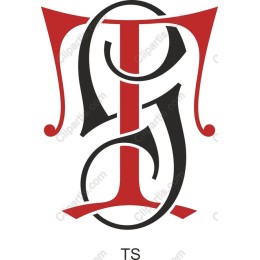 Elegant T and Monogram