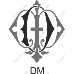 Ornate DM Monogram
