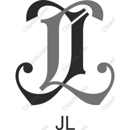 Elegant Letter JL