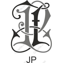 Elegant JP Monogram