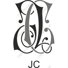 Elegant JC Monogram