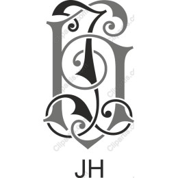 Elegant JH Monogram