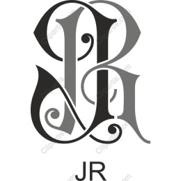 Elegant JR Monogram