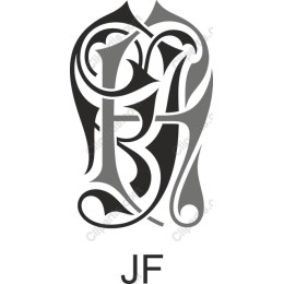 Elegant JF Monogram