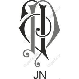 Elegant Monogram - JN