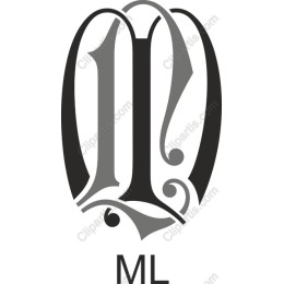 Elegant ML Monogram