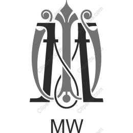 Elegant MW Monogram