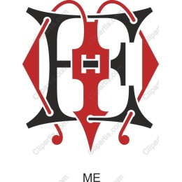 Bold Intertwined Letter