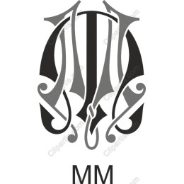 Elegant Monogram MM
