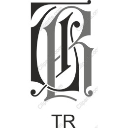 Elegant TR Monogram
