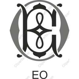 Elegant E and O Monogram