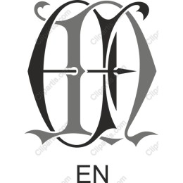 Elegant Intertwined M and E