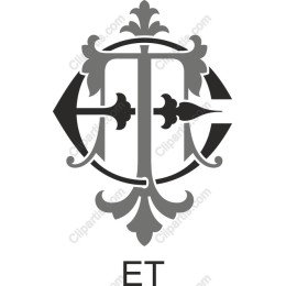 Elegant ET Monogram