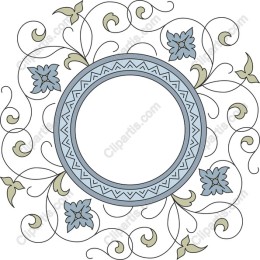 Elegant Floral Frame