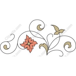 Elegant Floral Swirl