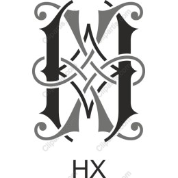 Elegant HX Monogram