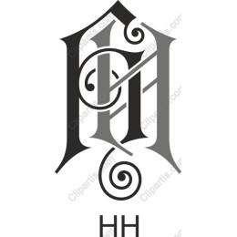 Elegant HH Monogram
