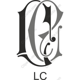 Elegant L and C Monogram