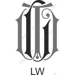Elegant L & W Monogram