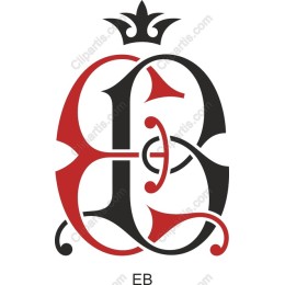 Royal Monogram EB