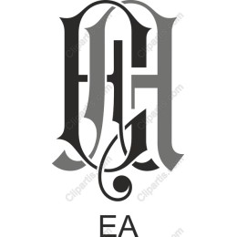 Elegant Monogram - D and H